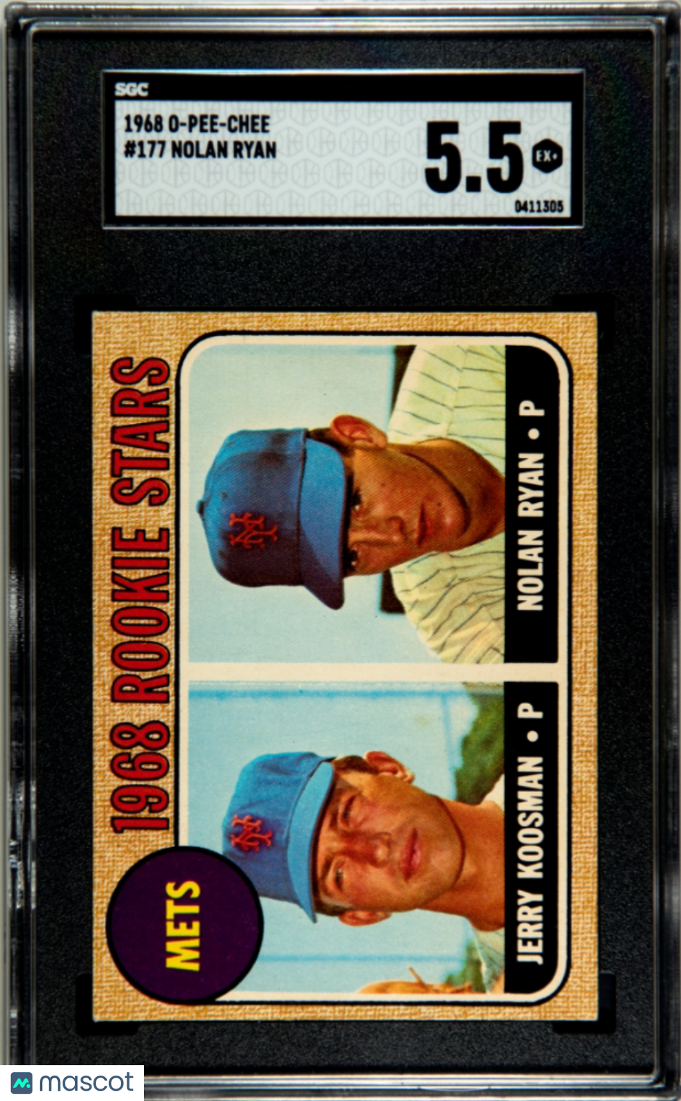 1968 O-Pee-Chee Nolan Ryan #177 SGC 5.5