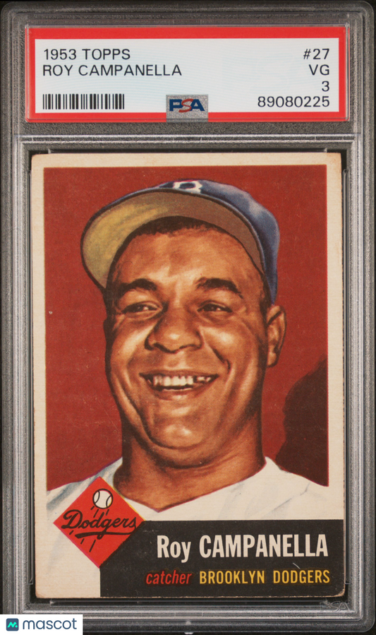 1953 Topps Roy Campanella #27 PSA 3