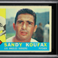1960 Topps Sandy Koufax #343 MBA 3