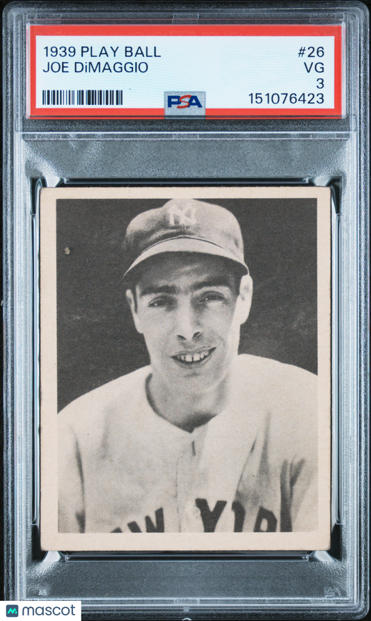 1939 Play Ball Joe Dimaggio #26 PSA 3
