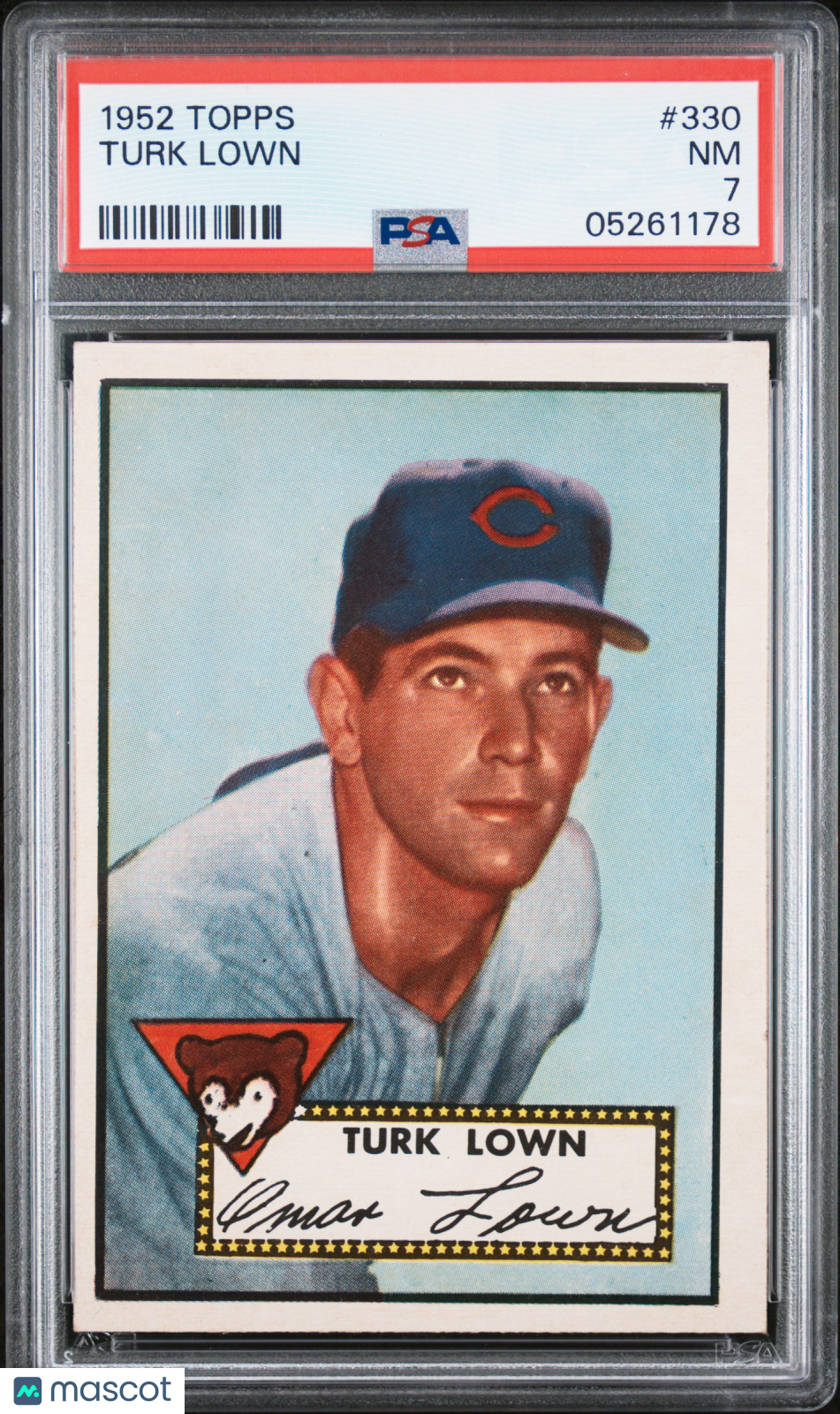 1952 Topps Turk Lown #330 PSA 7