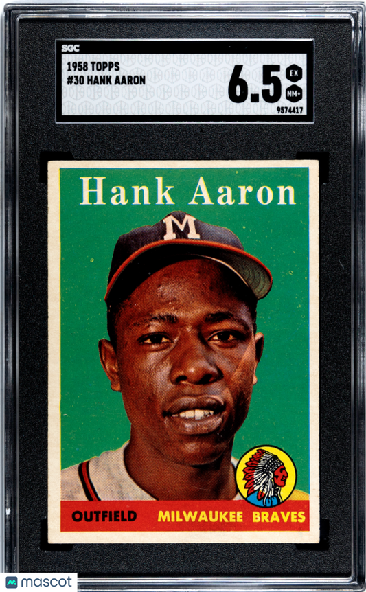1958 Topps Hank Aaron #30 SGC 6.5