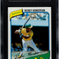 1980 Topps Rickey Henderson #482 SGC 8