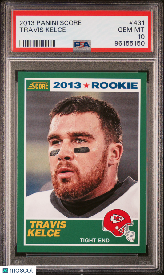 2013 Panini Score Travis Kelce #431 PSA 10