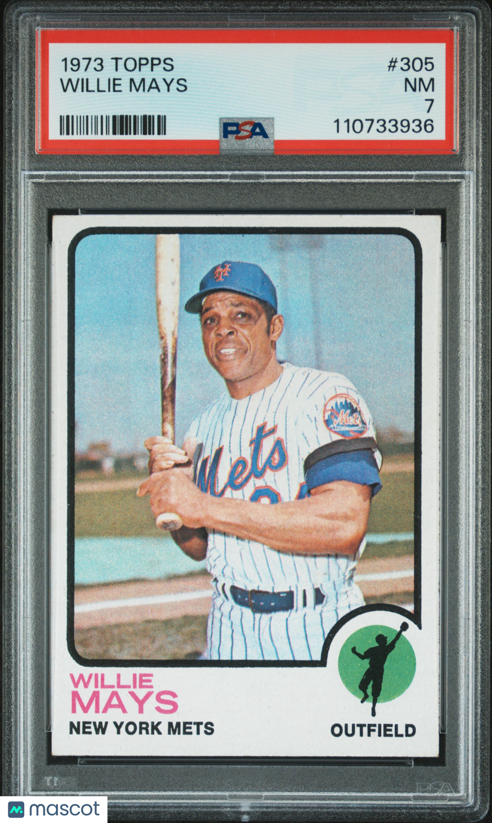 1973 Topps Willie Mays #305 PSA 7
