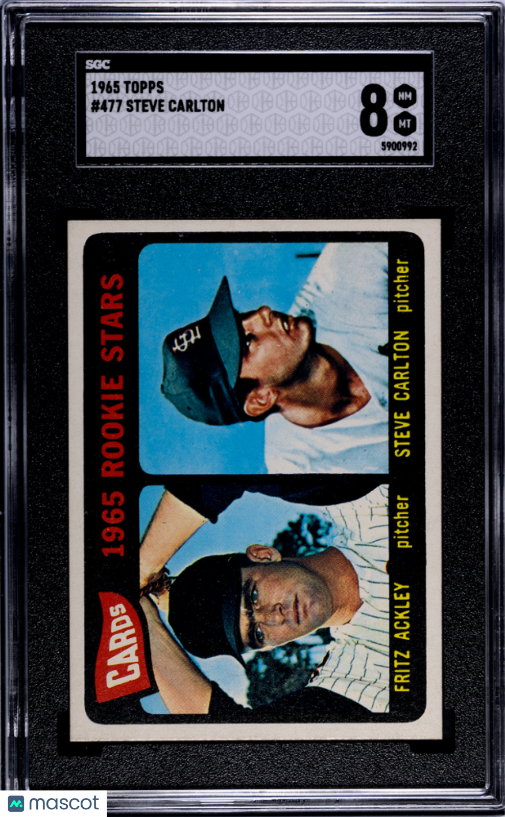 1965 Topps Steve Carlton #477 SGC 8