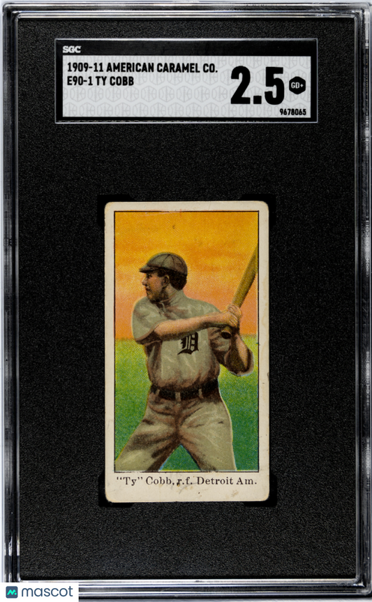 1909 American Caramel Co. (E90-1) Ty Cobb SGC 2.5