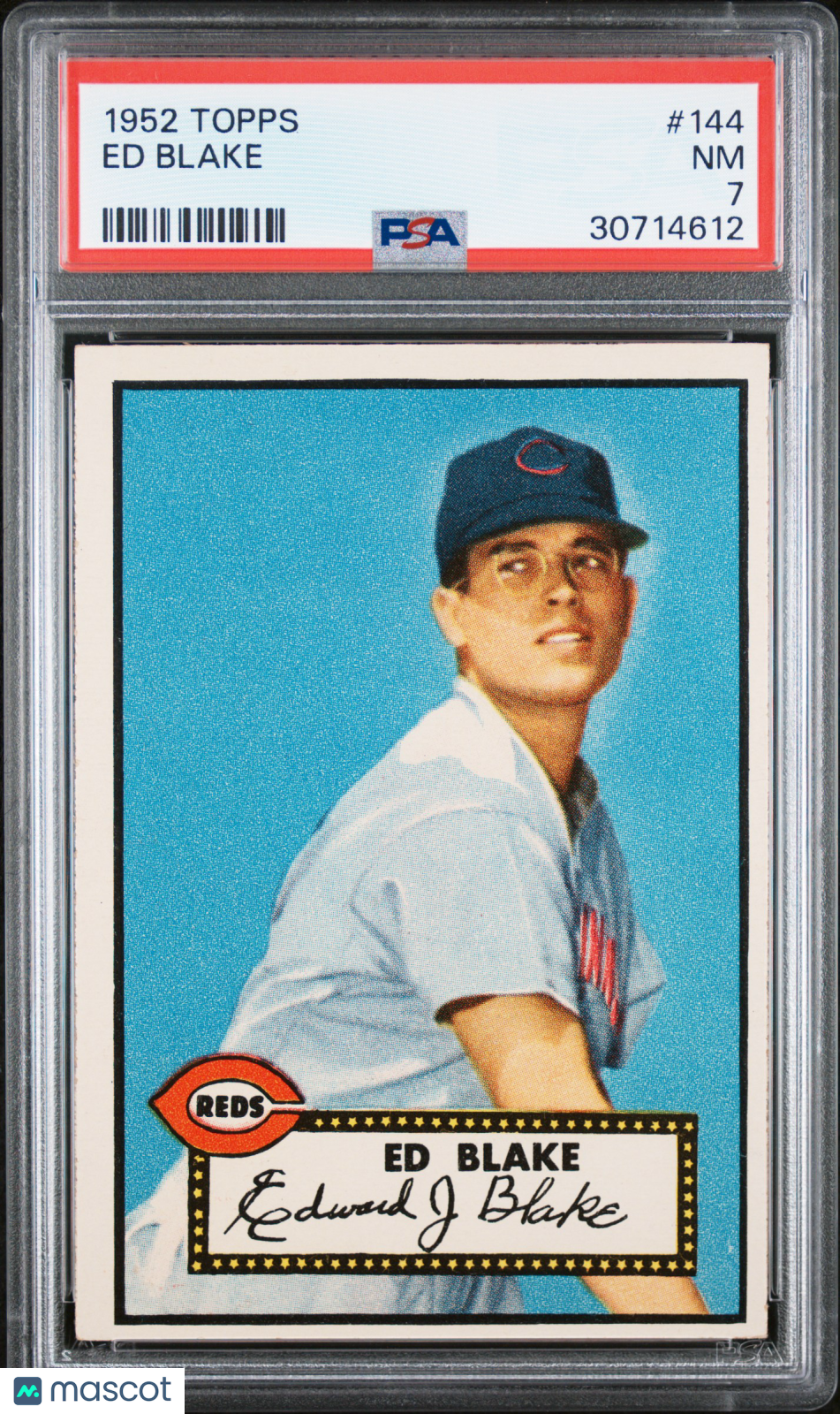 1952 Topps Ed Blake #144 PSA 7