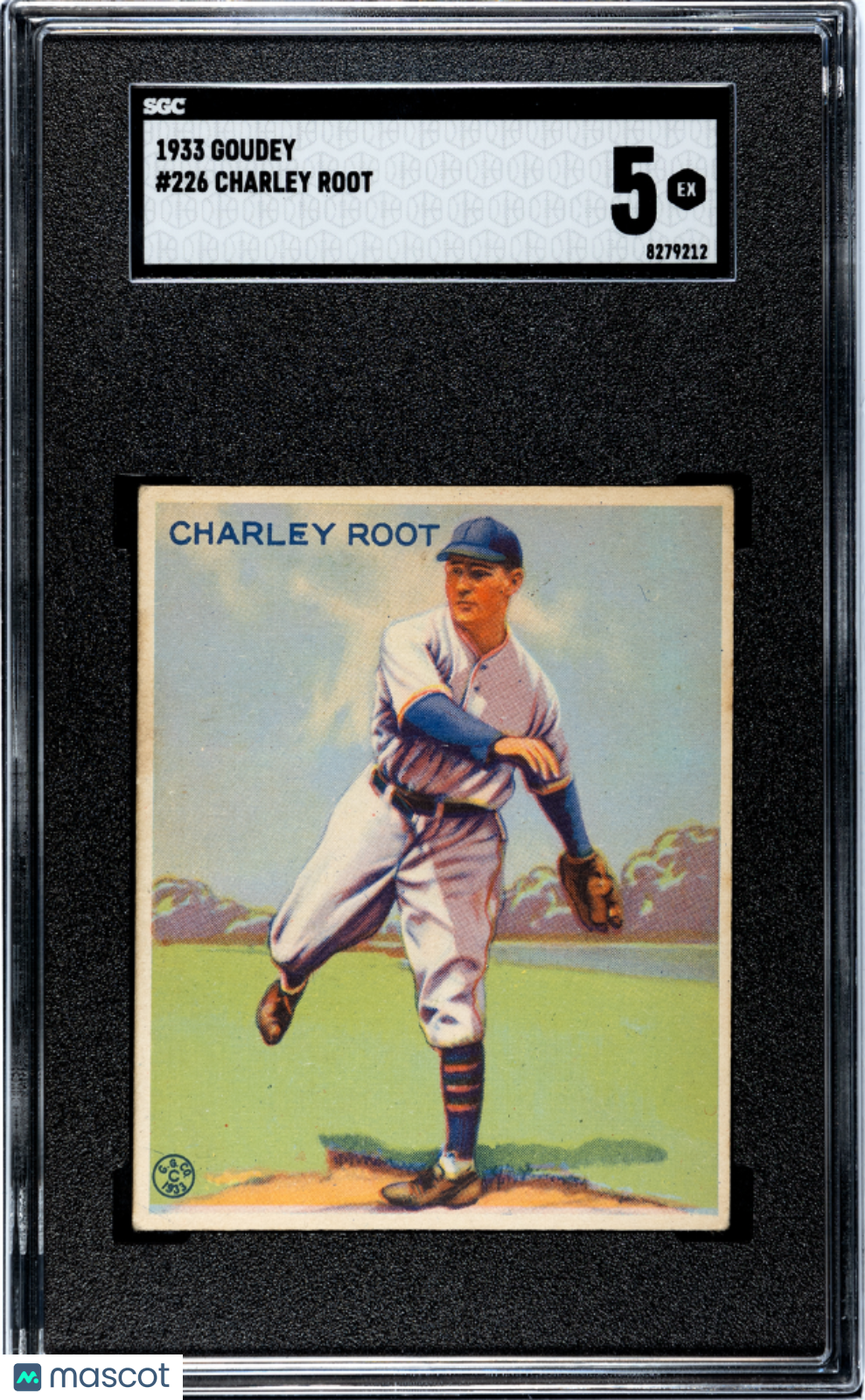 1933 Goudey Charley Root #226 SGC 5