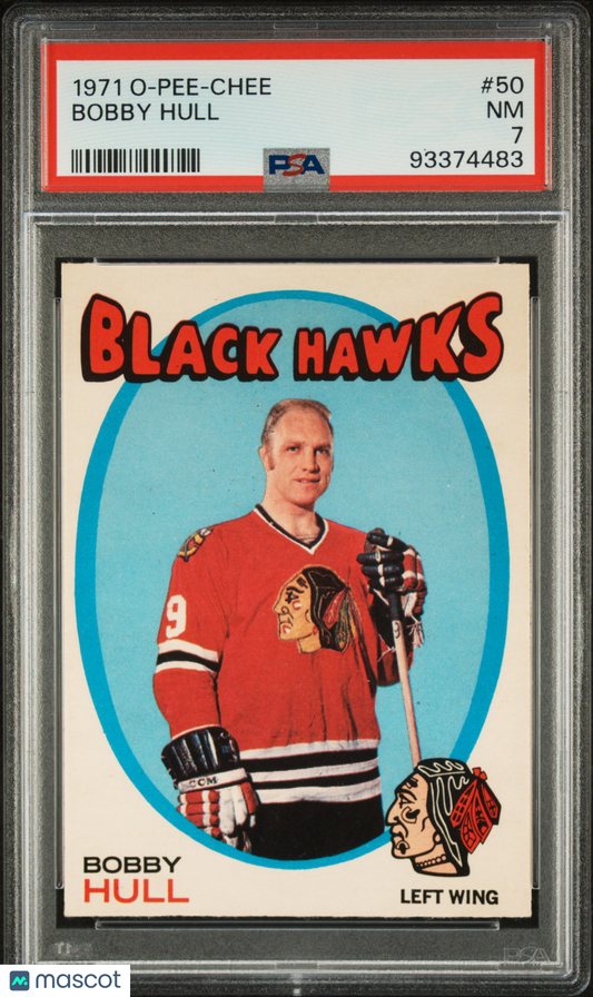 1971 O-Pee-Chee Bobby Hull #50 PSA 7