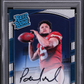 2017 Panini Donruss Optic Patrick Mahomes II #177 Autograph PSA 8