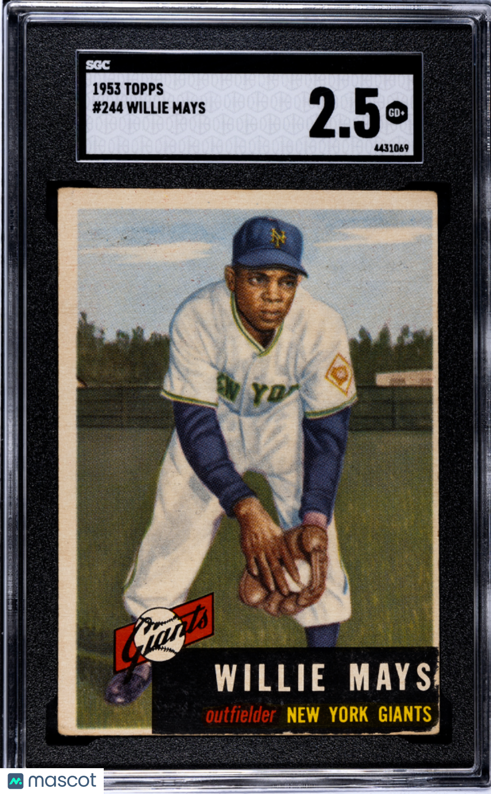 1953 Topps Willie Mays #244 SGC 2.5