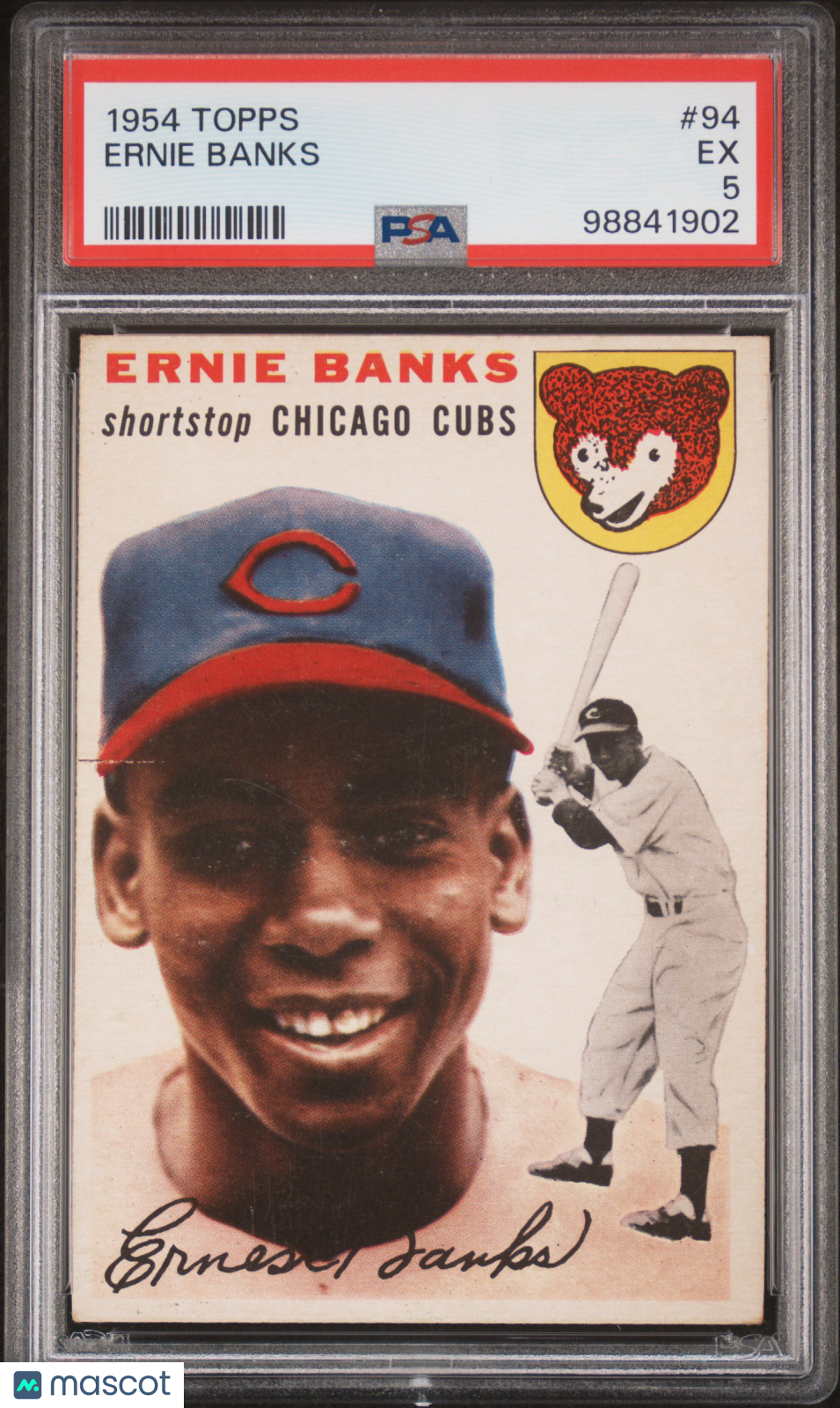 1954 Topps Ernie Banks #94 PSA 5