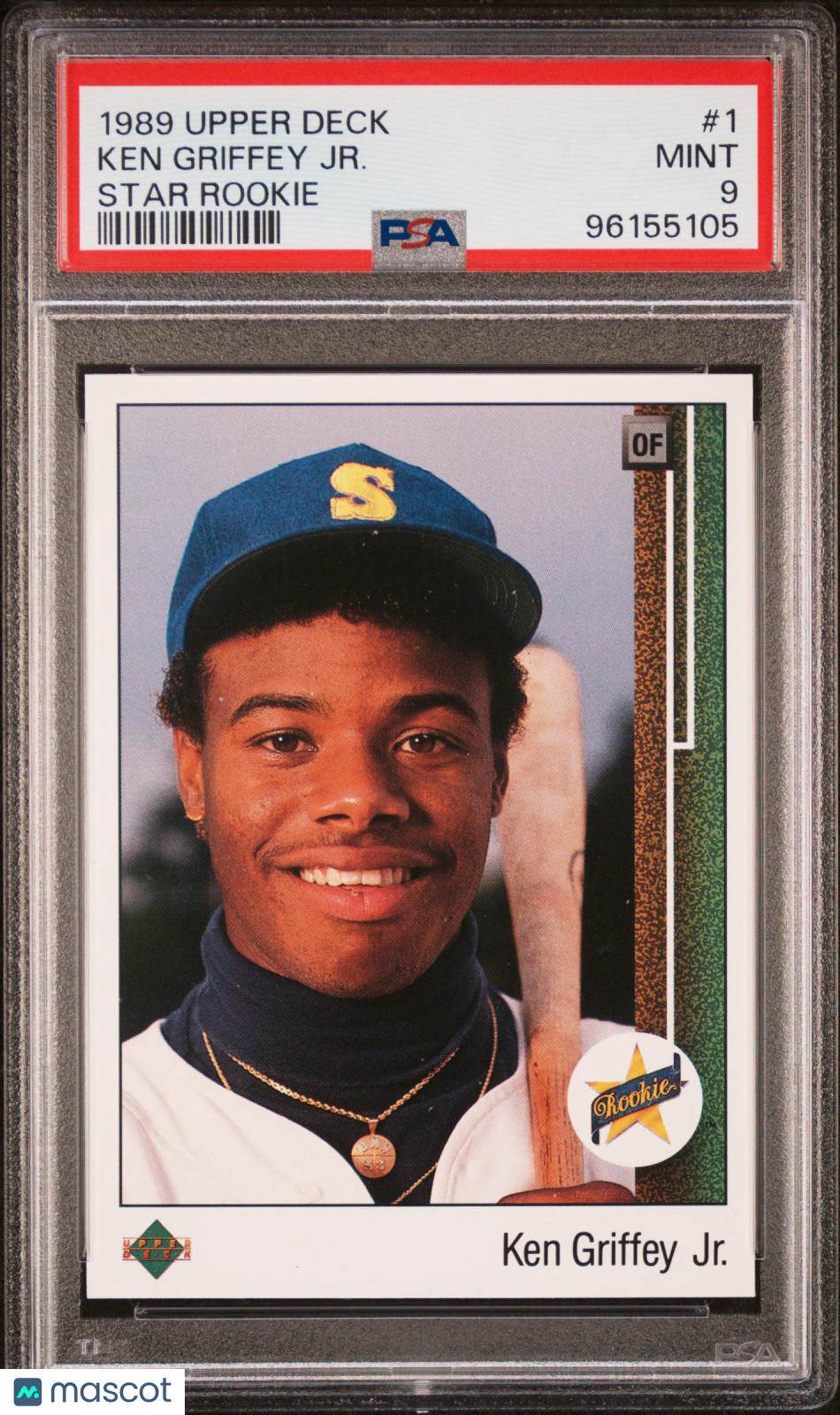 1989 Upper Deck Ken Griffey JR. #1 Star Rookie PSA 9