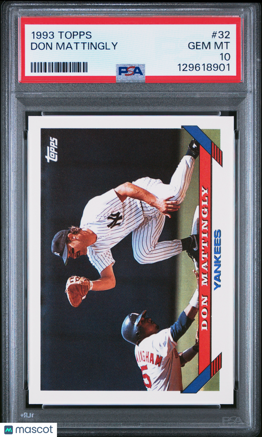 1993 Topps Don Mattingly #32 PSA 10