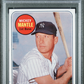1969 Topps Mickey Mantle #500 Last Name In Yellow PSA 8