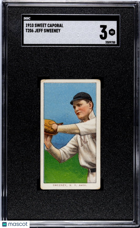 1910 Sweet Caporal (T206) Jeff Sweeney SGC 3