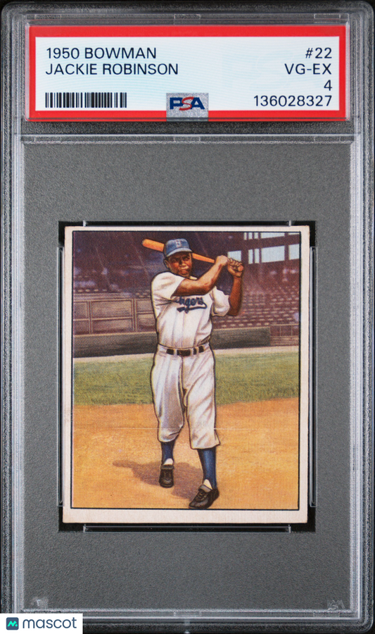 1950 Bowman Jackie Robinson #22 PSA 4