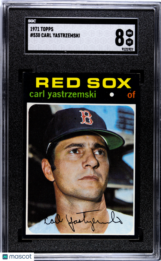 1971 Topps Carl Yastrzemski #530 SGC 8