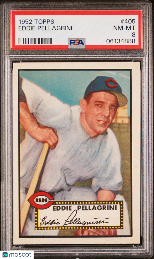 1952 Topps Eddie Pellagrini #405 PSA 8