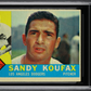 1960 Topps Sandy Koufax #343 MBA 3