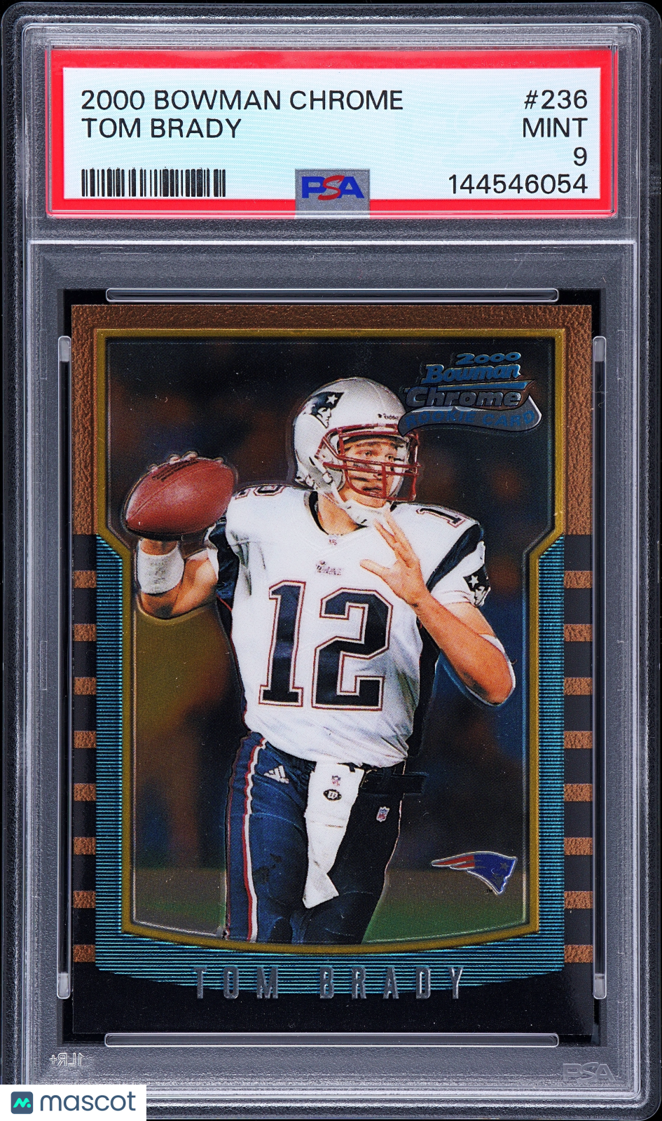 2000 Bowman Chrome Tom Brady #236 PSA 9