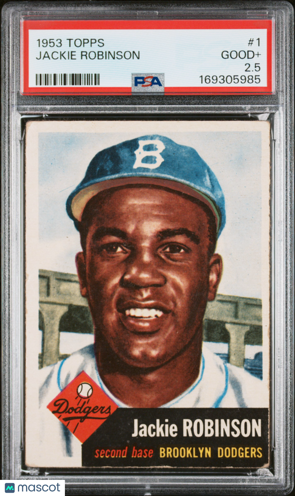 1953 Topps Jackie Robinson #1 PSA 2.5