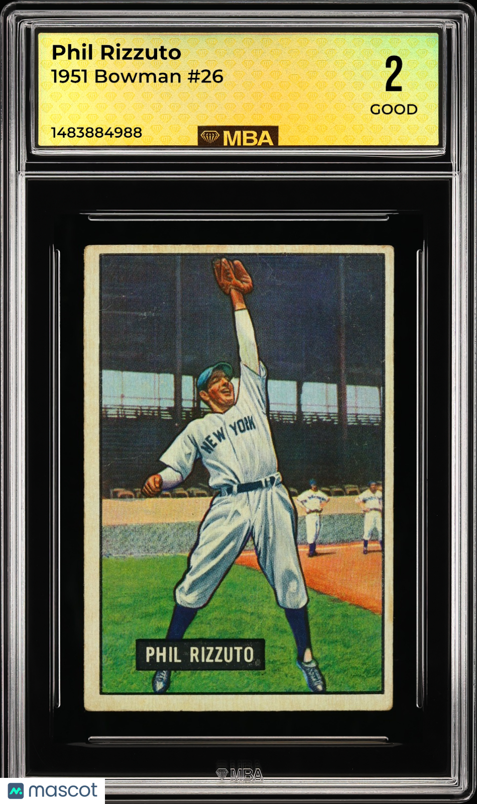 1951 Bowman Phil Rizzuto #26 MBA 2