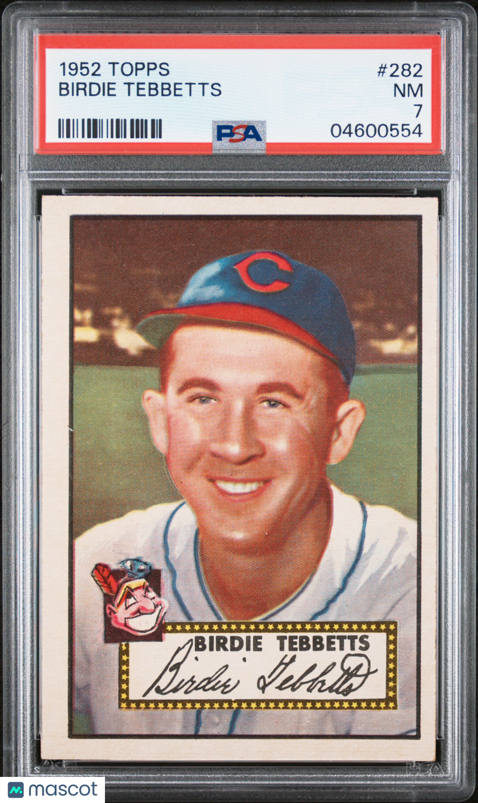 1952 Topps Birdie Tebbetts #282 PSA 7