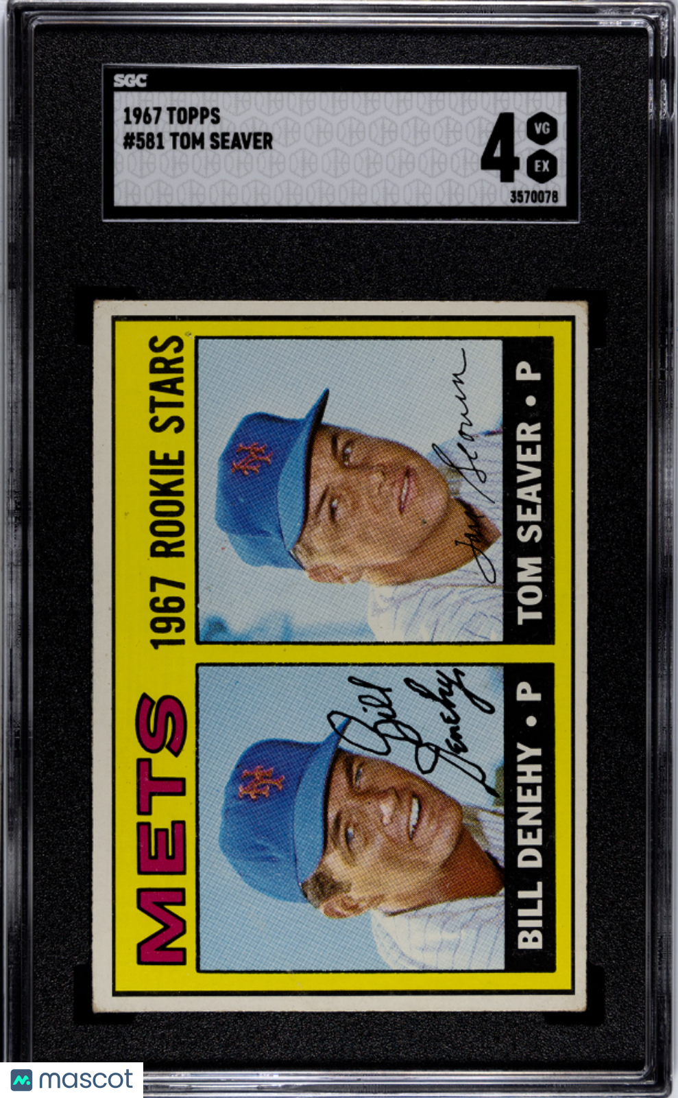 1967 Topps Tom Seaver #581 SGC 4