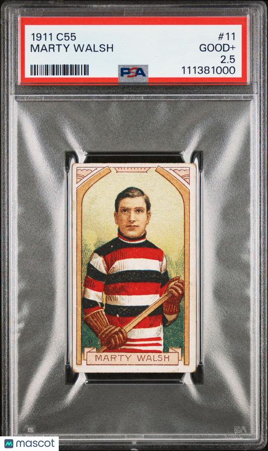 1911 C55 Marty Walsh #11 PSA 2.5