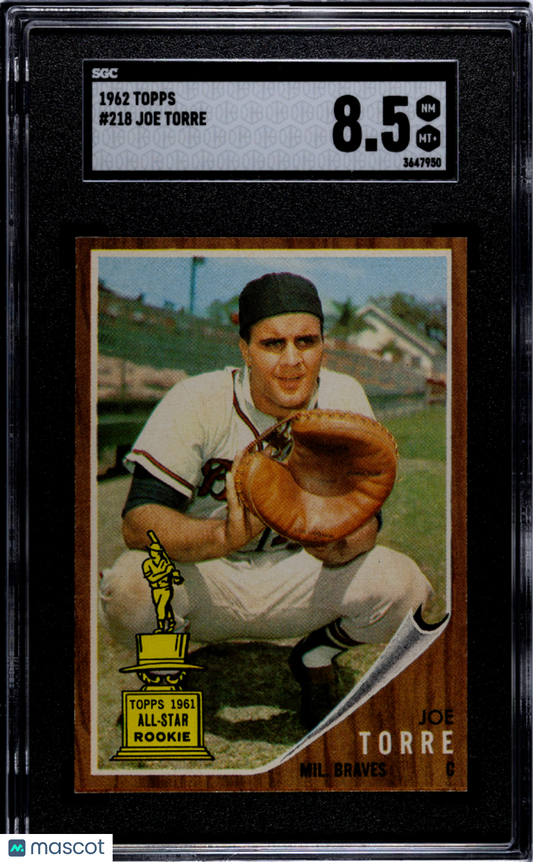 1962 Topps Joe Torre #218 SGC 8.5