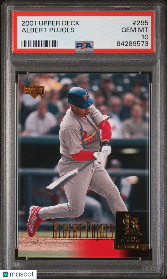2001 Upper Deck Albert Pujols #295 PSA 10