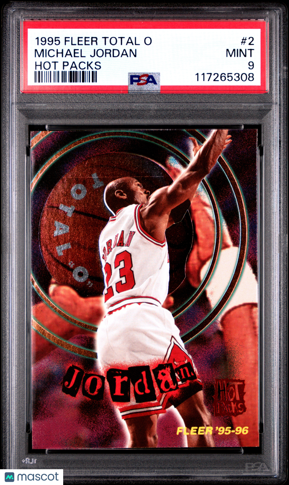 1995 Fleer Total O Michael Jordan #2 Hot Packs PSA 9