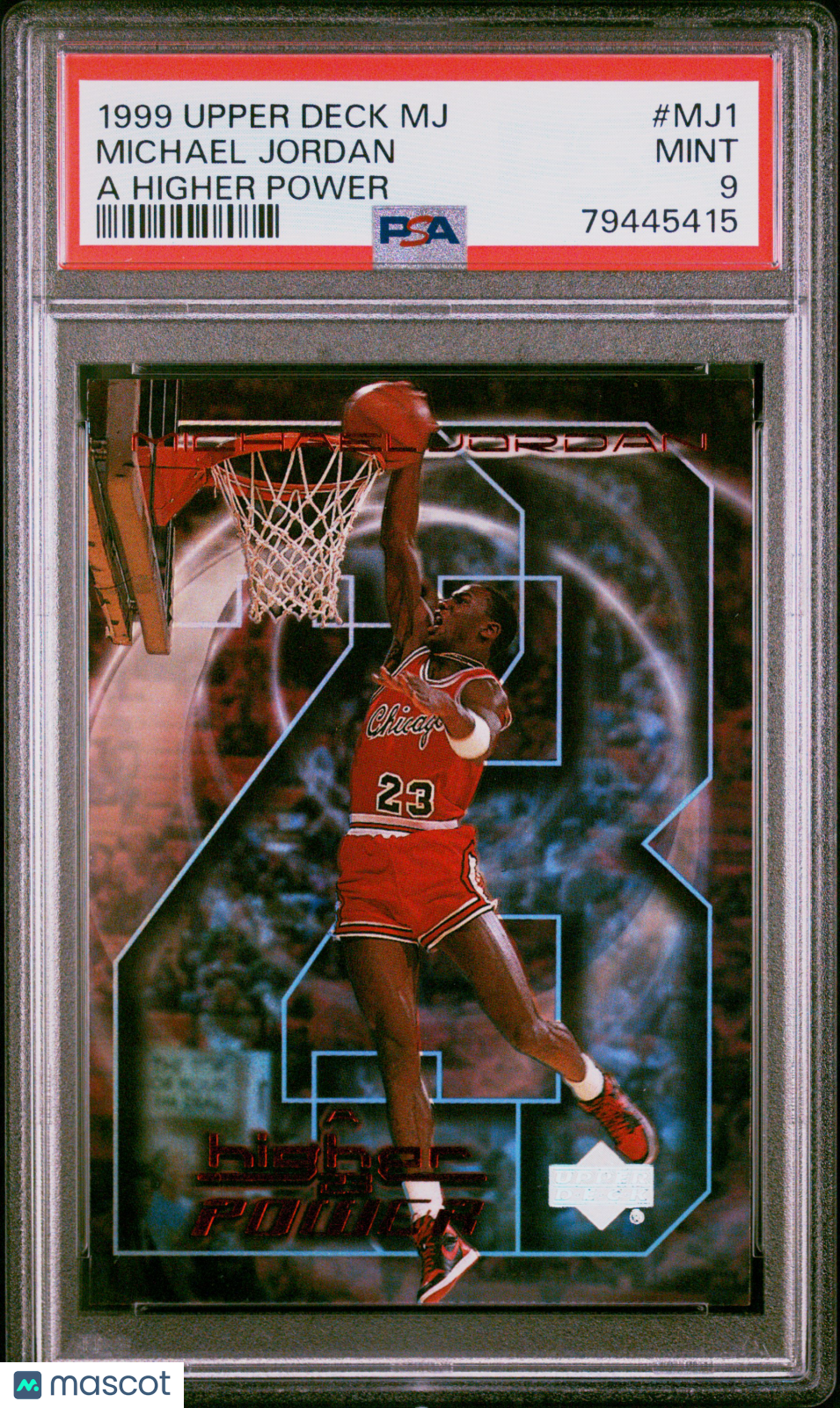 1999 Upper Deck MJ A Higher Power Michael Jordan #MJ1 PSA 9