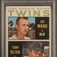 1964 Topps Twins Rookies #116 J. Ward T. Oliva PSA 9