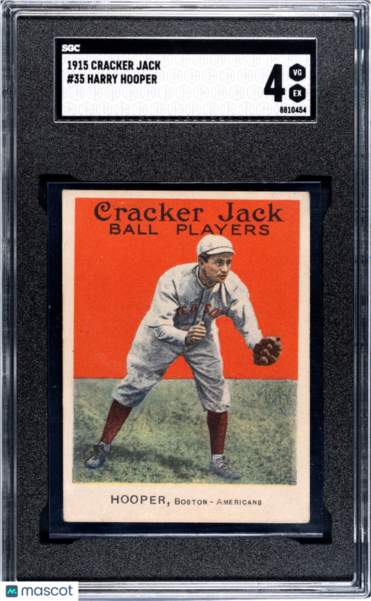 1915 Cracker Jack Harry Hooper #35 SGC 4