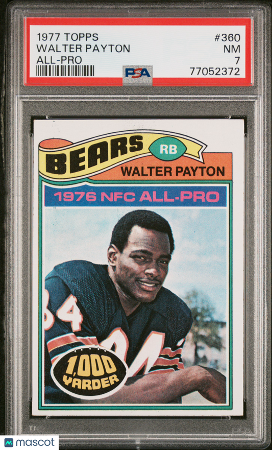 1977 Topps Walter Payton #360 All Pro PSA 7