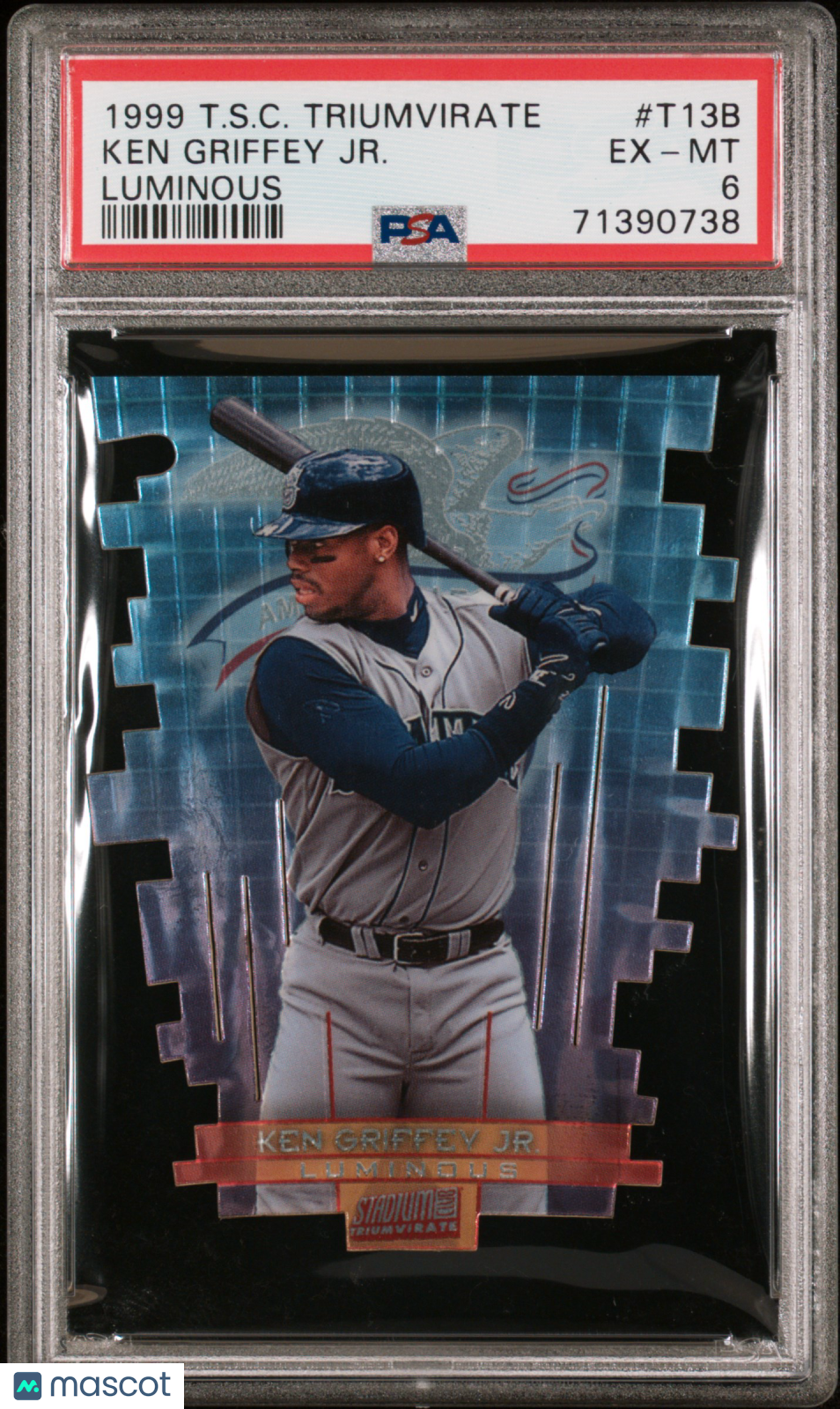 1999 Stadium Club Triumvirate Ken Griffey JR. #T13B Luminous PSA 6