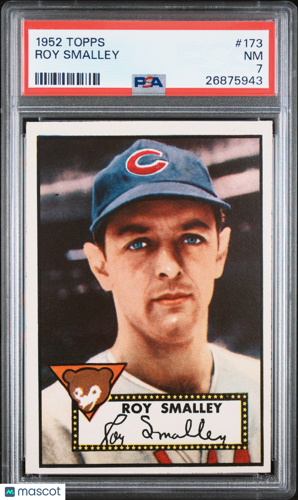 1952 Topps Roy Smalley #173 PSA 7