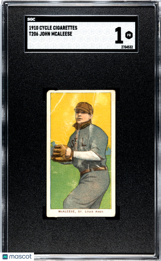 1910 Cycle Cigarettes (T206) John Mcaleese SGC 1
