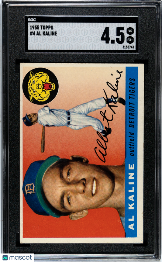1955 Topps Al Kaline #4 SGC 4.5