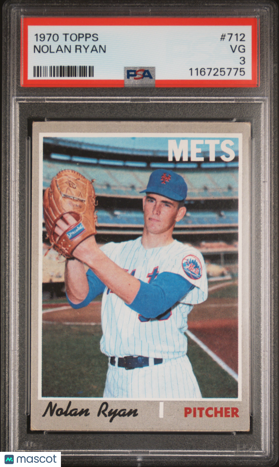 1970 Topps Nolan Ryan #712 PSA 3