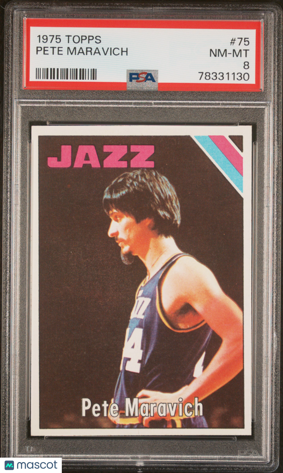 1975 Topps Pete Maravich #75 PSA 8