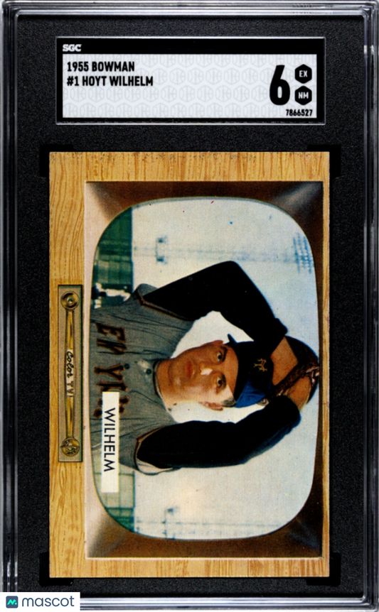 1955 Bowman Hoyt Wilhelm #1 SGC 6