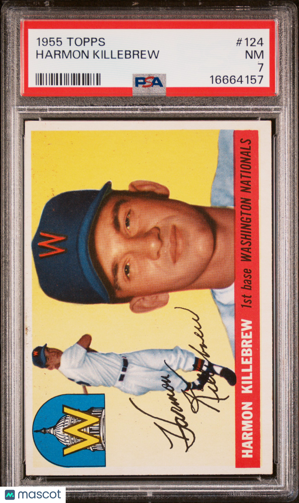 1955 Topps Harmon Killebrew #124 PSA 7