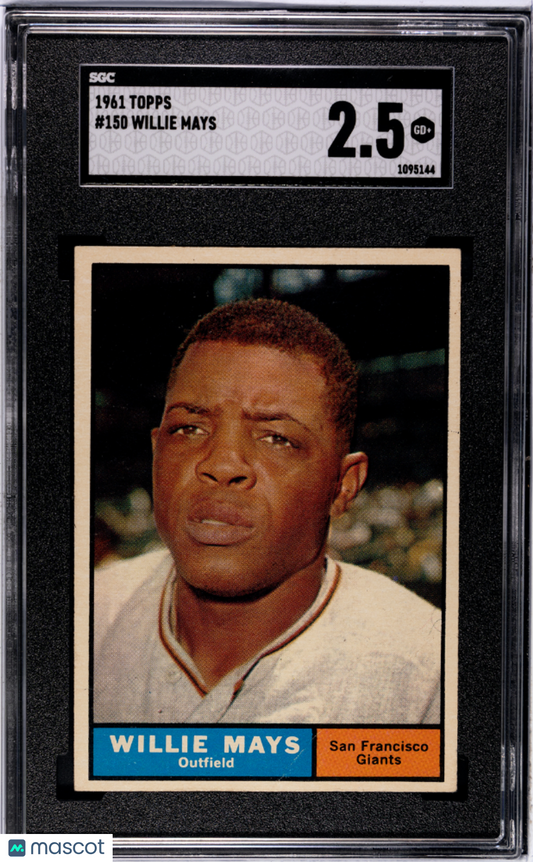 1961 Topps Willie Mays #150 SGC 2.5