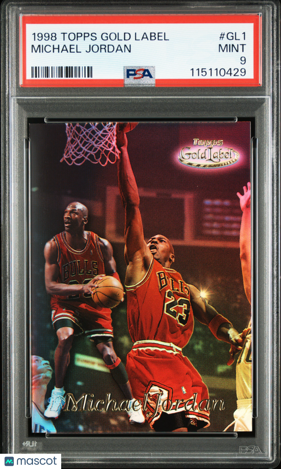 1998 Topps Gold Label Michael Jordan #GL1 PSA 9