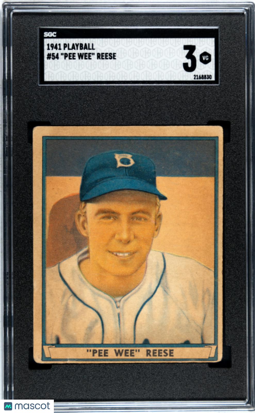 1941 Playball Pee Wee Reese #54 SGC 3