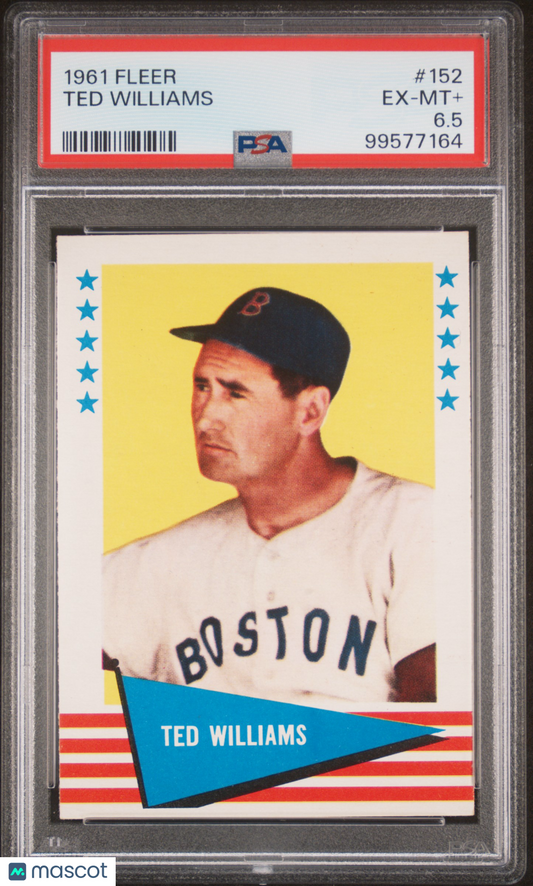 1961 Fleer Ted Williams #152 PSA 6.5